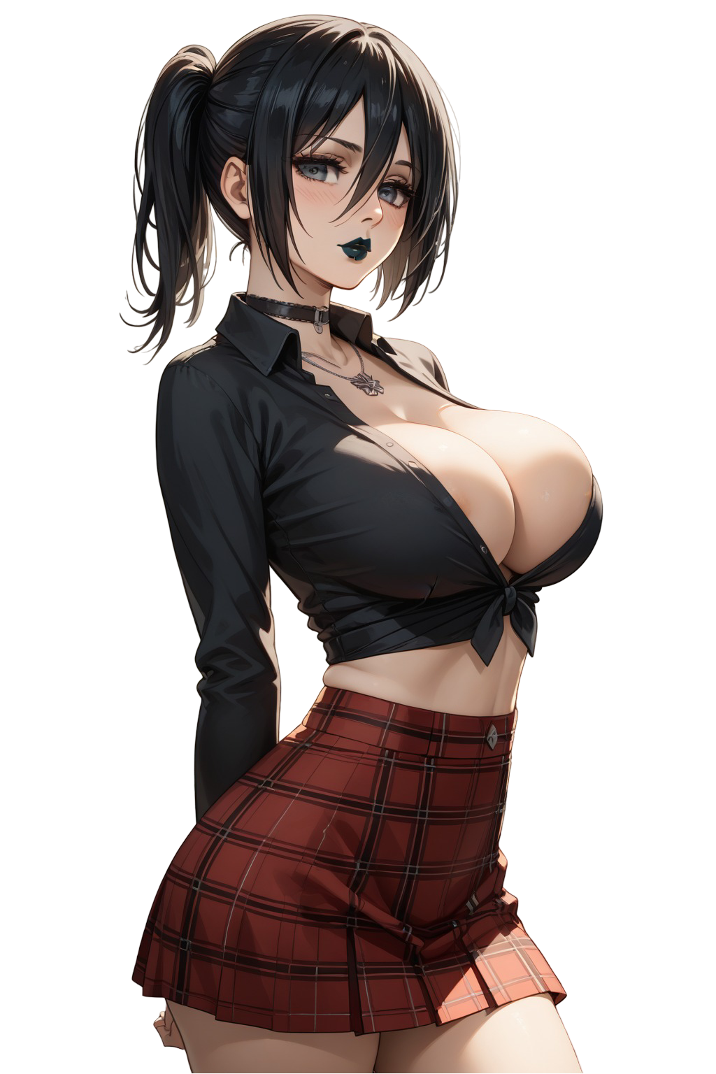 Goth Mikasa Attack on Titan