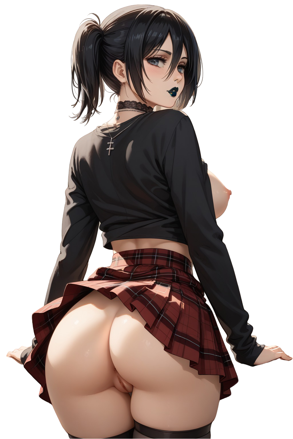 Goth Mikasa Attack on Titan