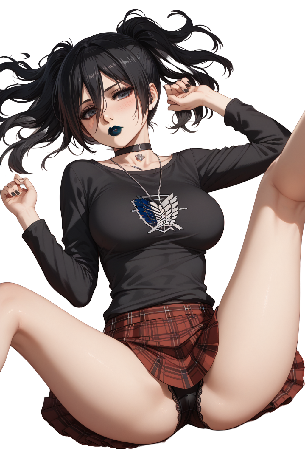 Goth Mikasa Attack on Titan