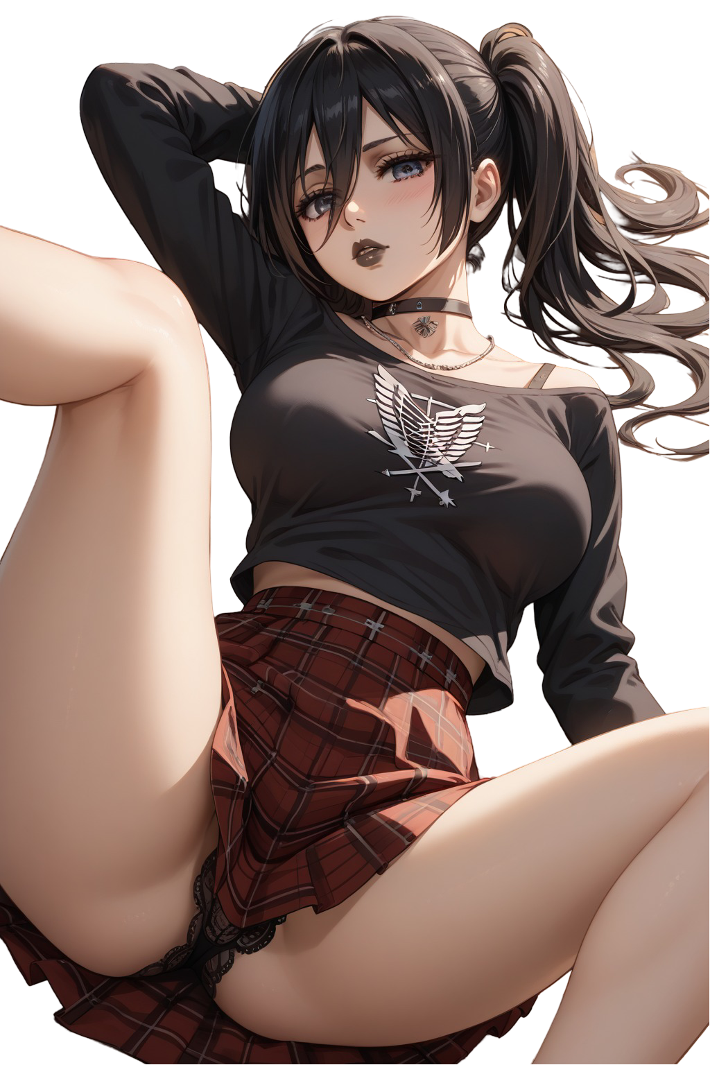 Goth Mikasa Attack on Titan