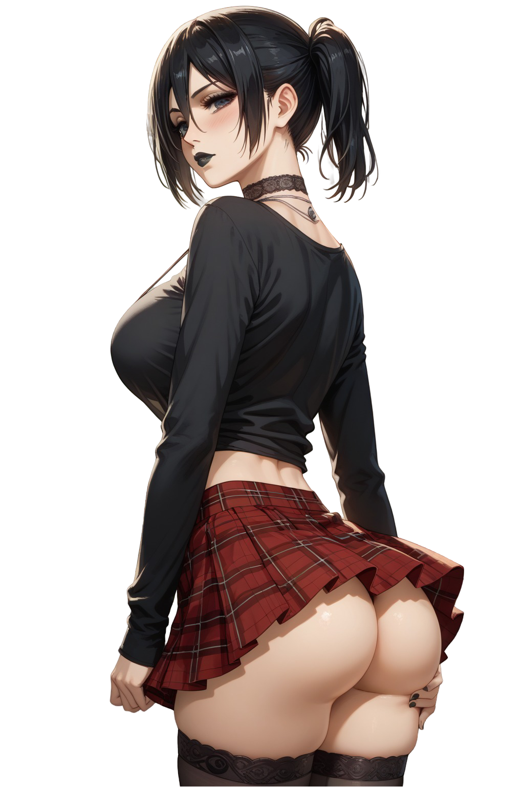 Goth Mikasa Attack on Titan