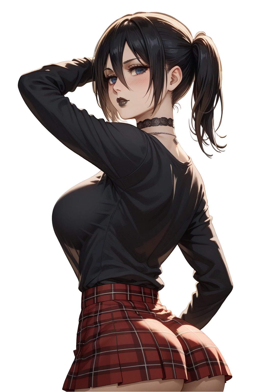 Goth Mikasa Attack on Titan