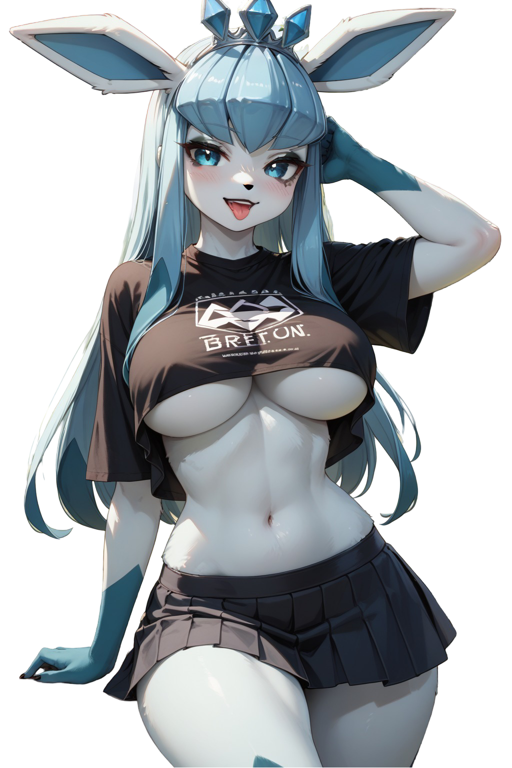 Goth Glaceon Pokemon Furry