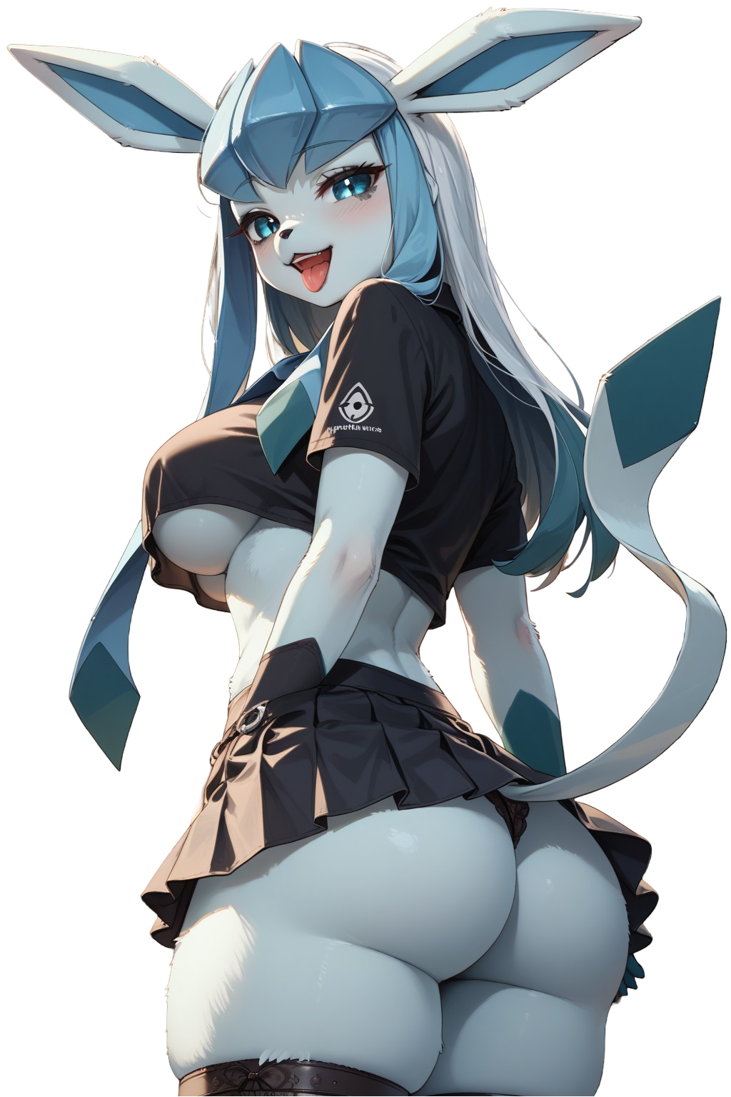 Goth Glaceon Pokemon Furry