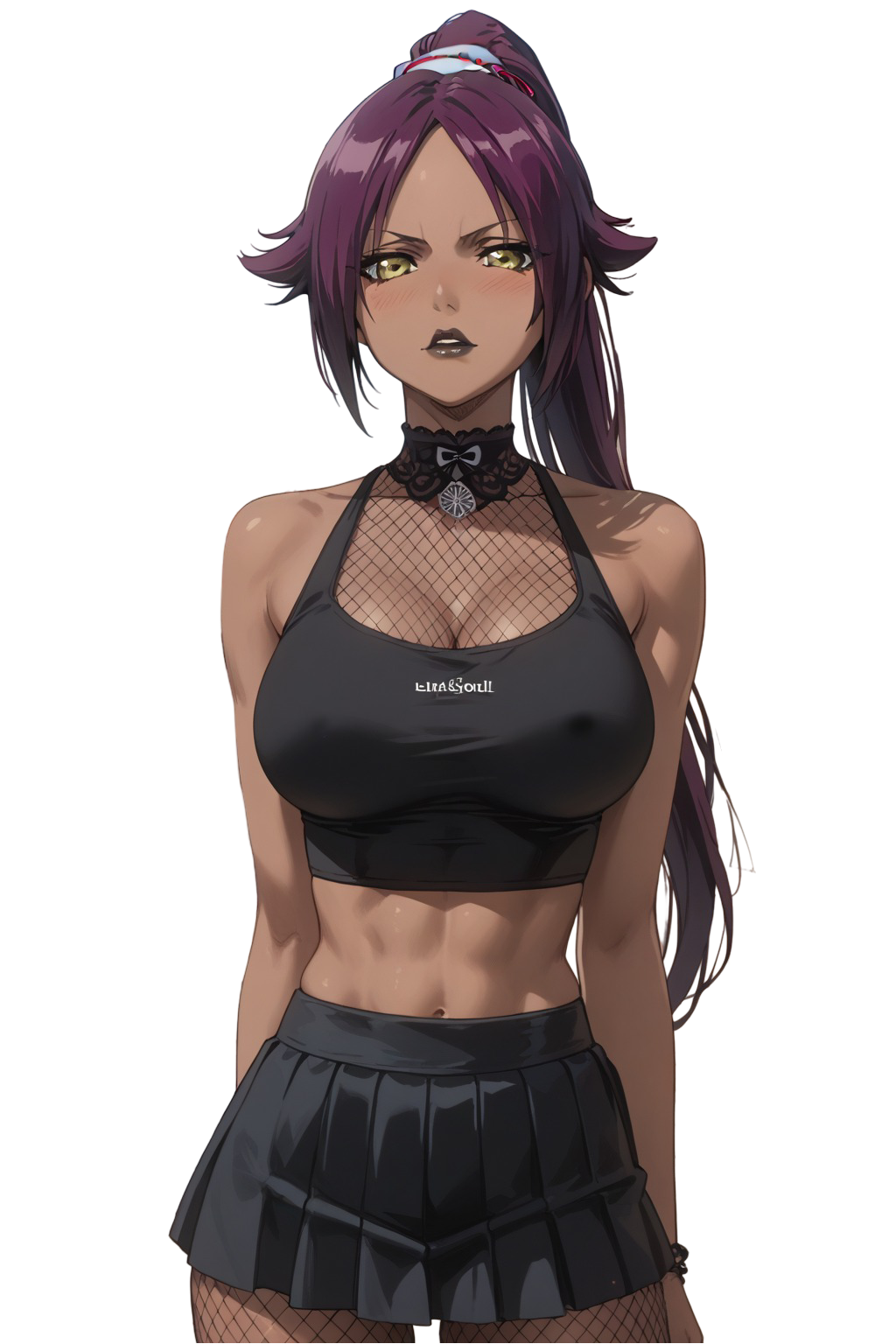 Goth Yoruichi Bleach