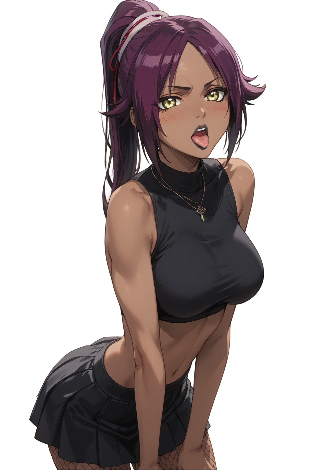 Goth Yoruichi Bleach