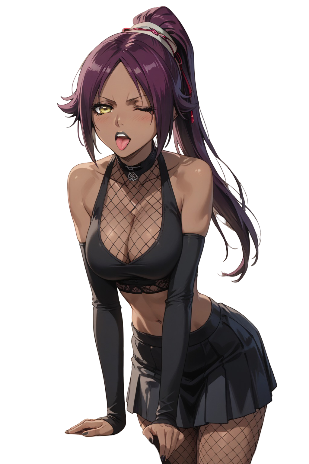 Goth Yoruichi Bleach