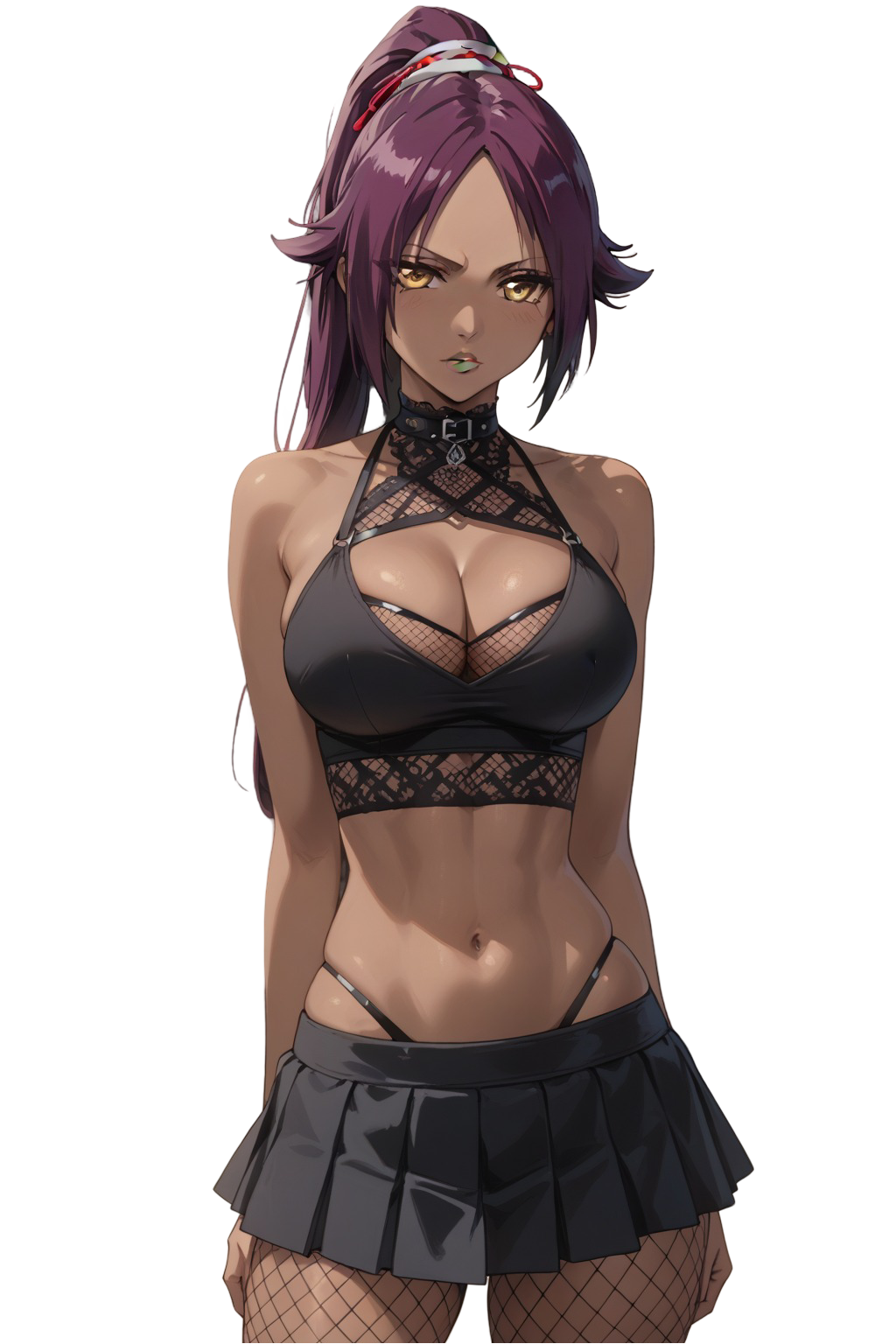 Goth Yoruichi Bleach
