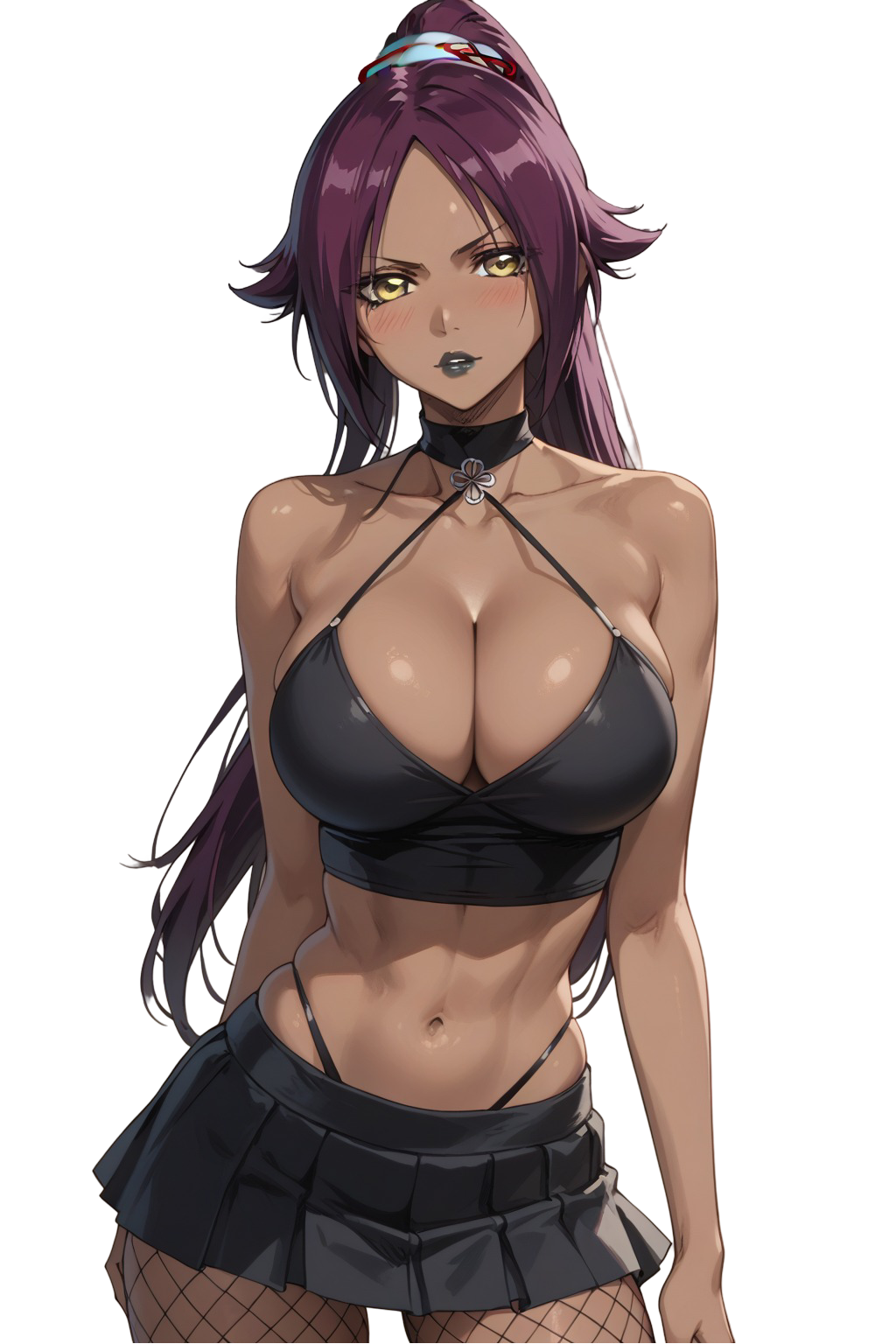 Goth Yoruichi Bleach