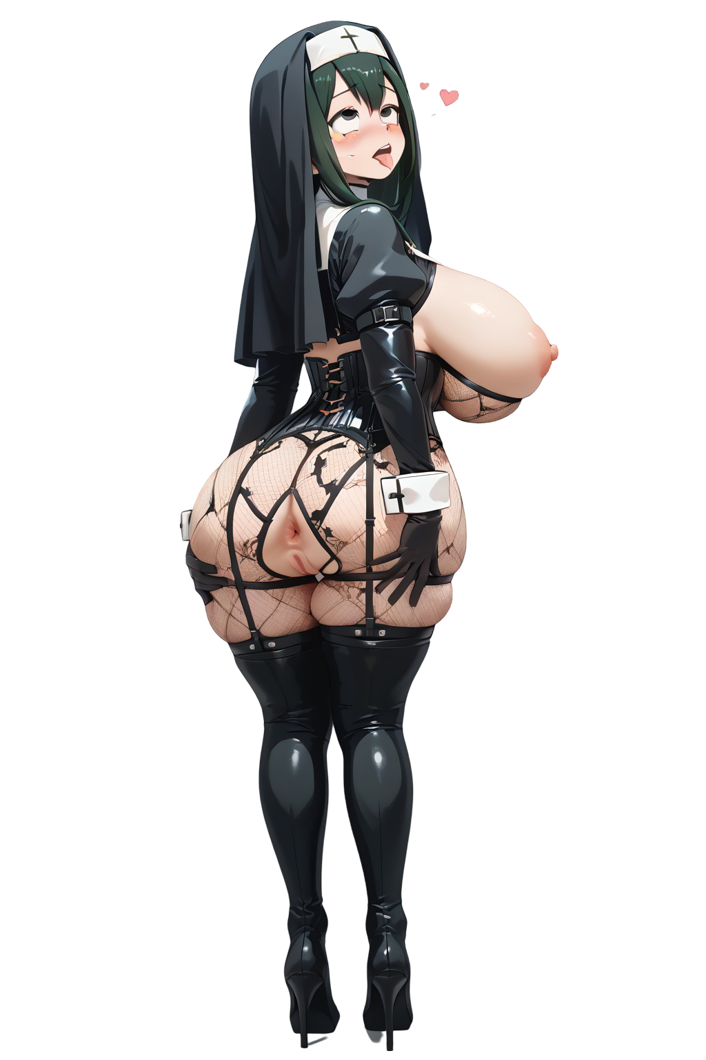 Tsuyu Asui Froppy My Hero Academia Nun Extra Busty