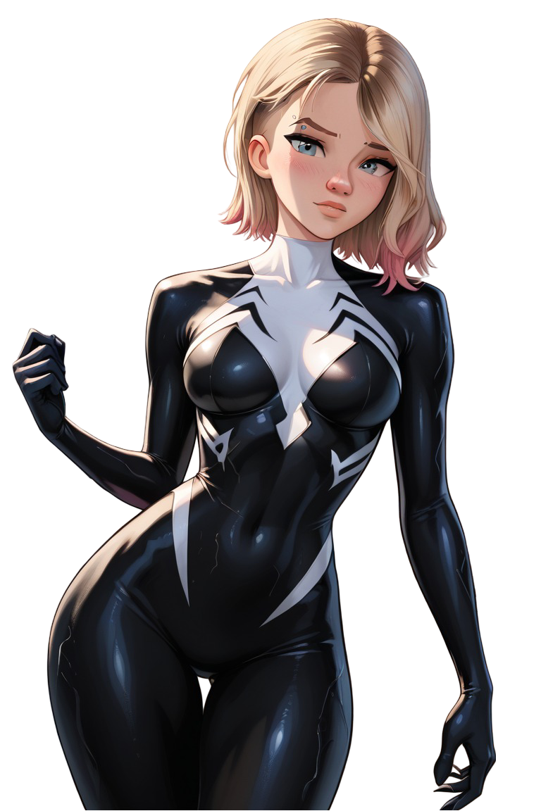 Gwen Stacy Spiderverse Black Suit