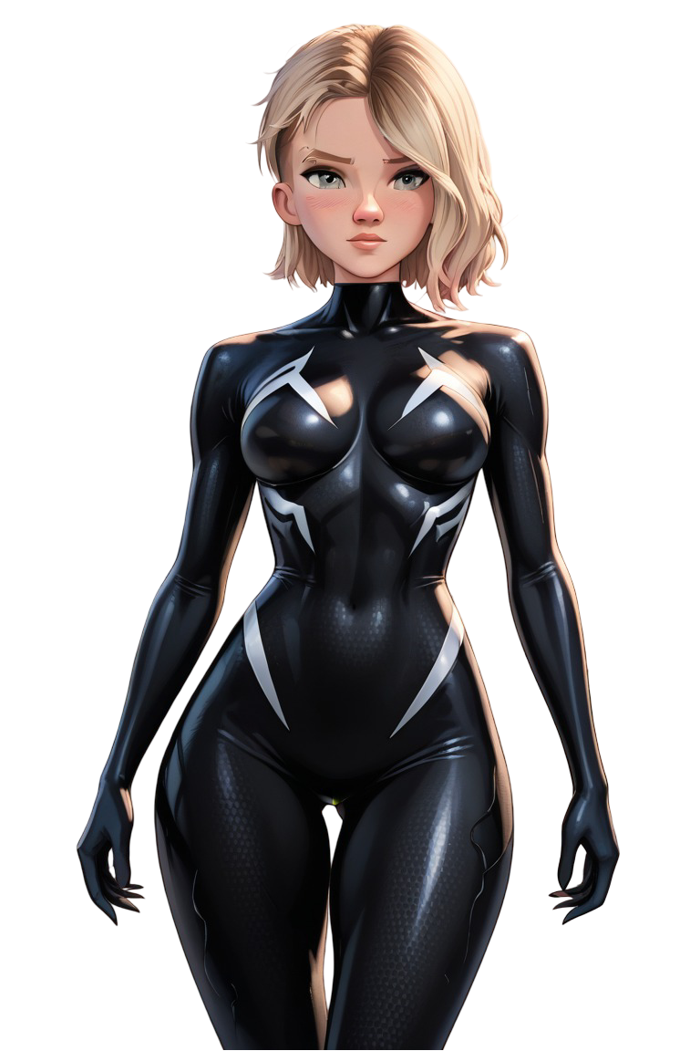 Gwen Stacy Spiderverse Black Suit