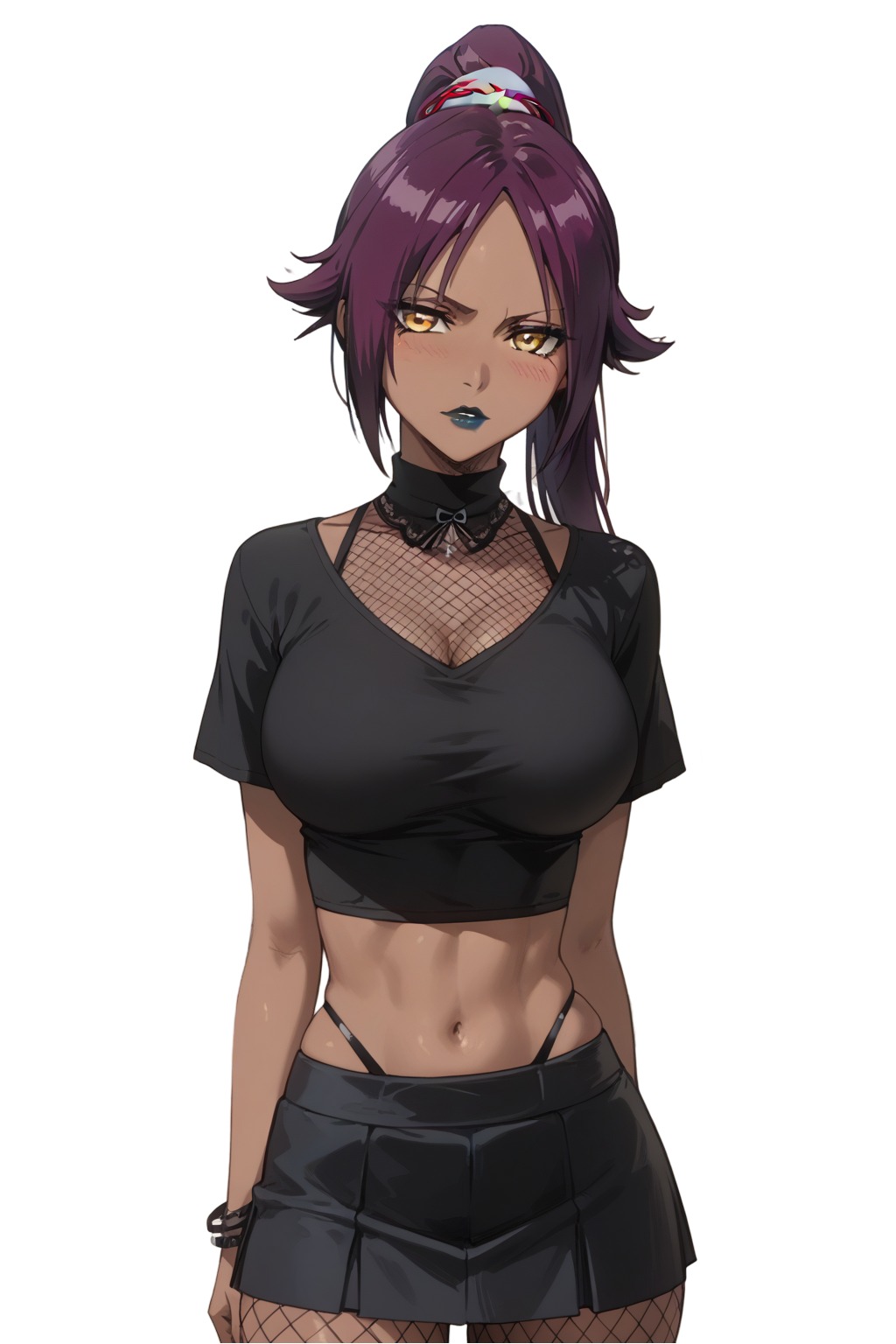 Goth Yoruichi Bleach