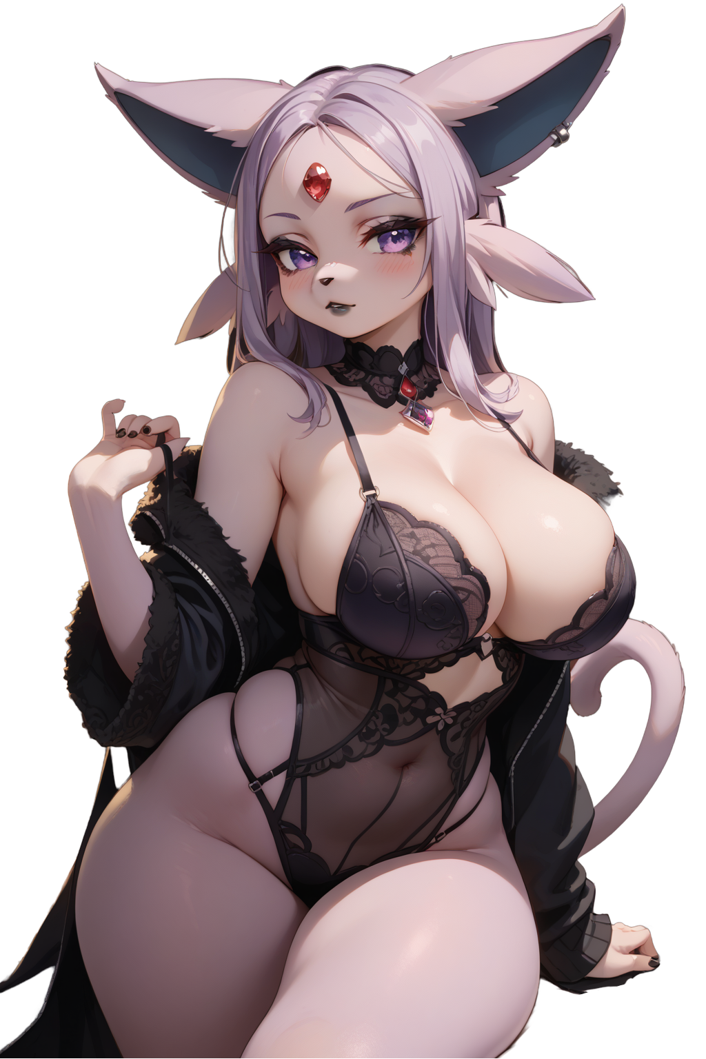 Goth Espeon Pokemon Furry