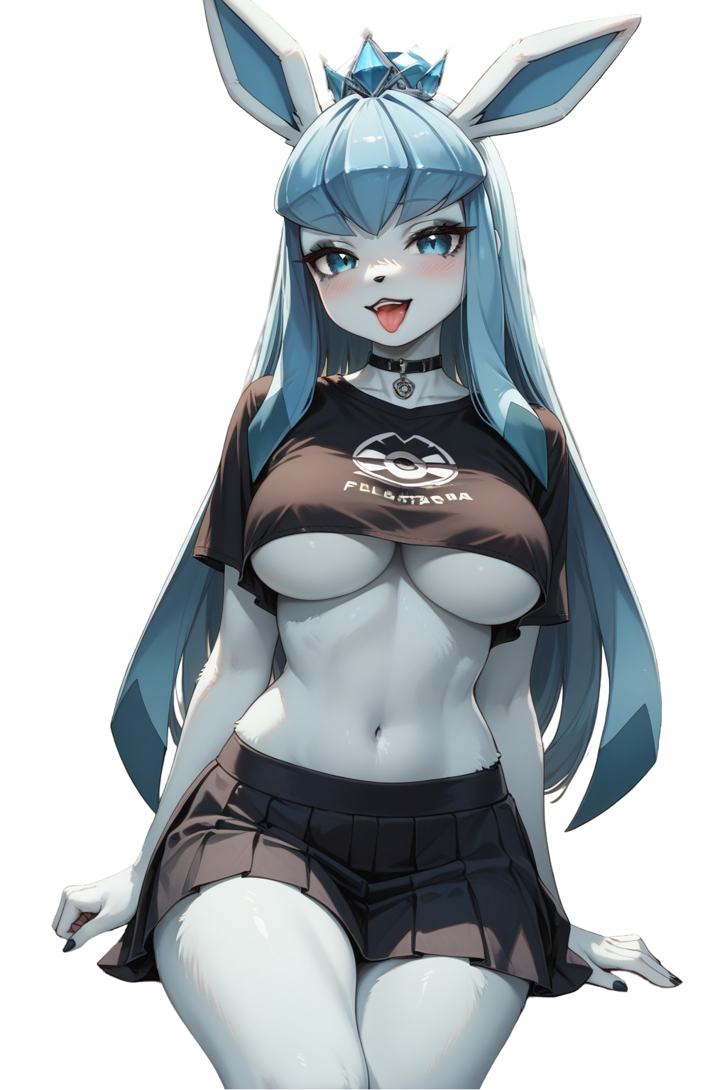 Goth Glaceon Pokemon Furry
