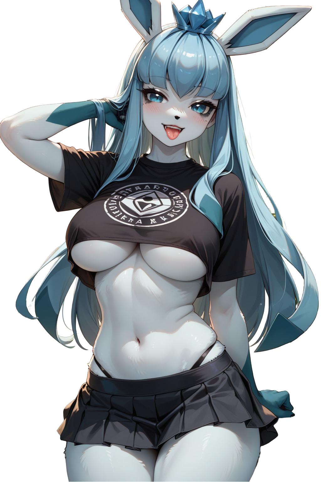 Goth Glaceon Pokemon Furry