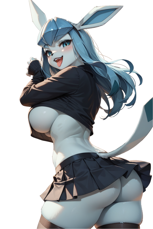 Goth Glaceon Pokemon Furry