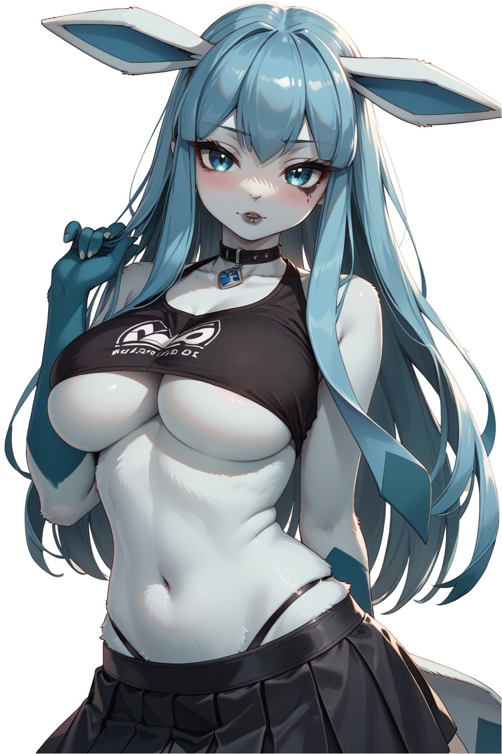 Goth Glaceon Pokemon Furry