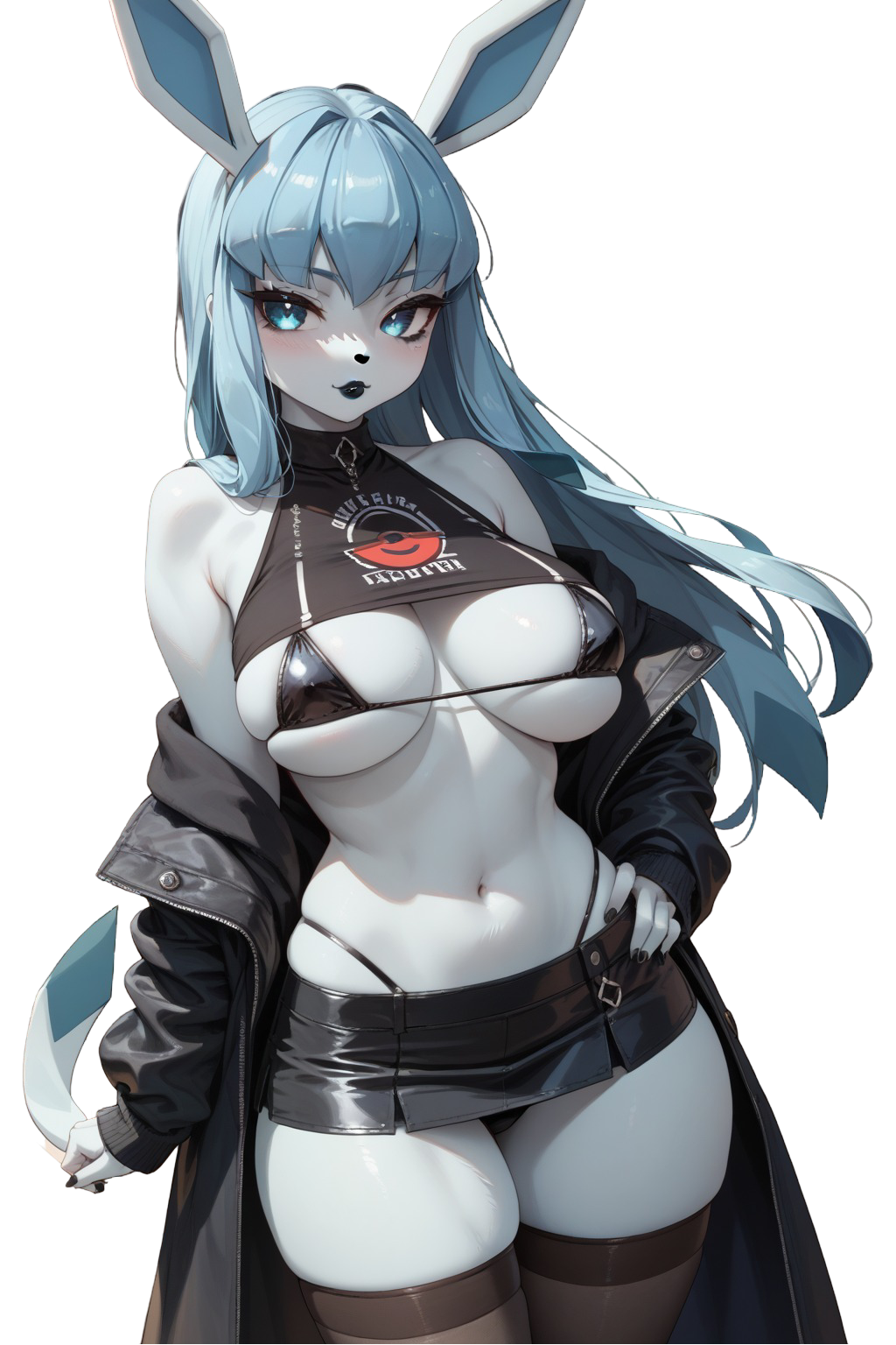 Goth Glaceon Pokemon Furry