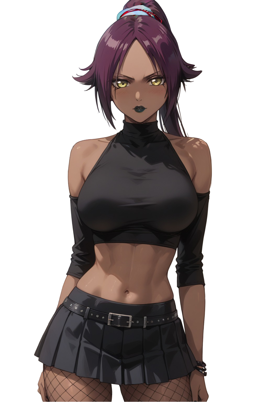 Goth Yoruichi Bleach