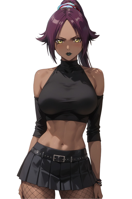 Goth Yoruichi Bleach