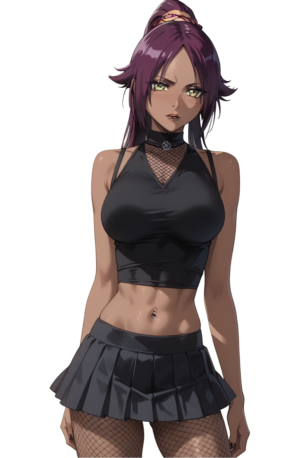 Goth Yoruichi Bleach