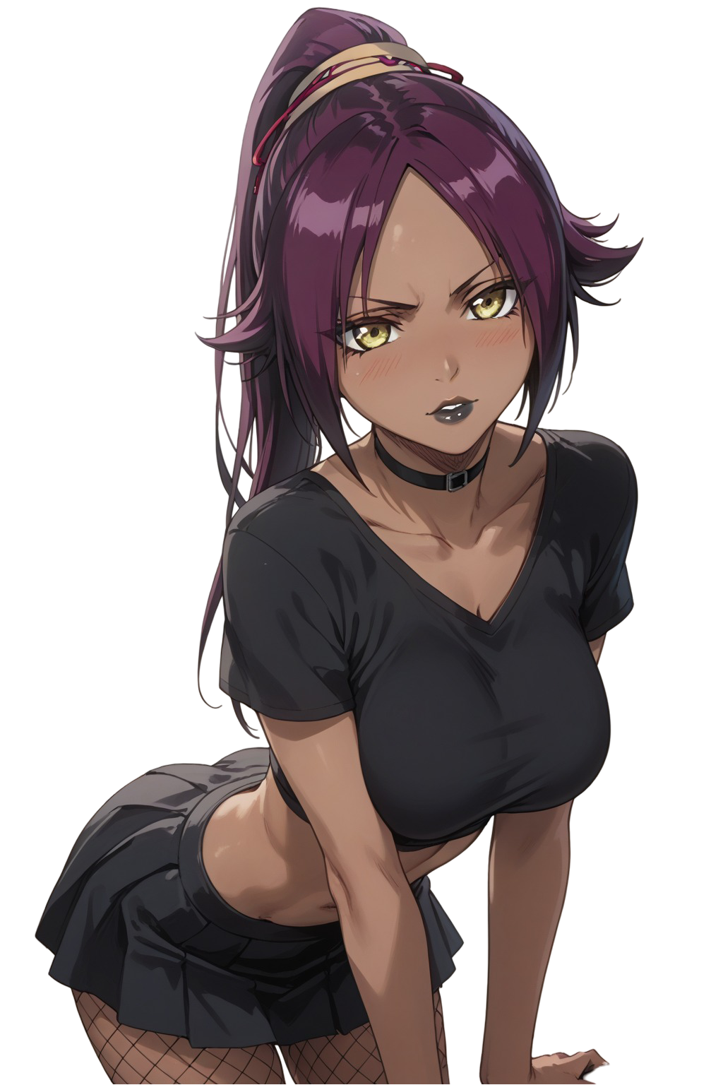 Goth Yoruichi Bleach