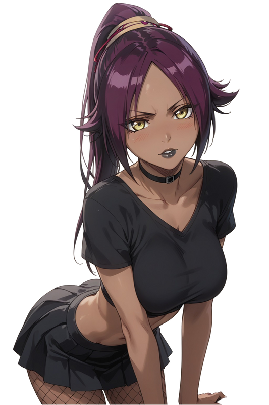 Goth Yoruichi Bleach