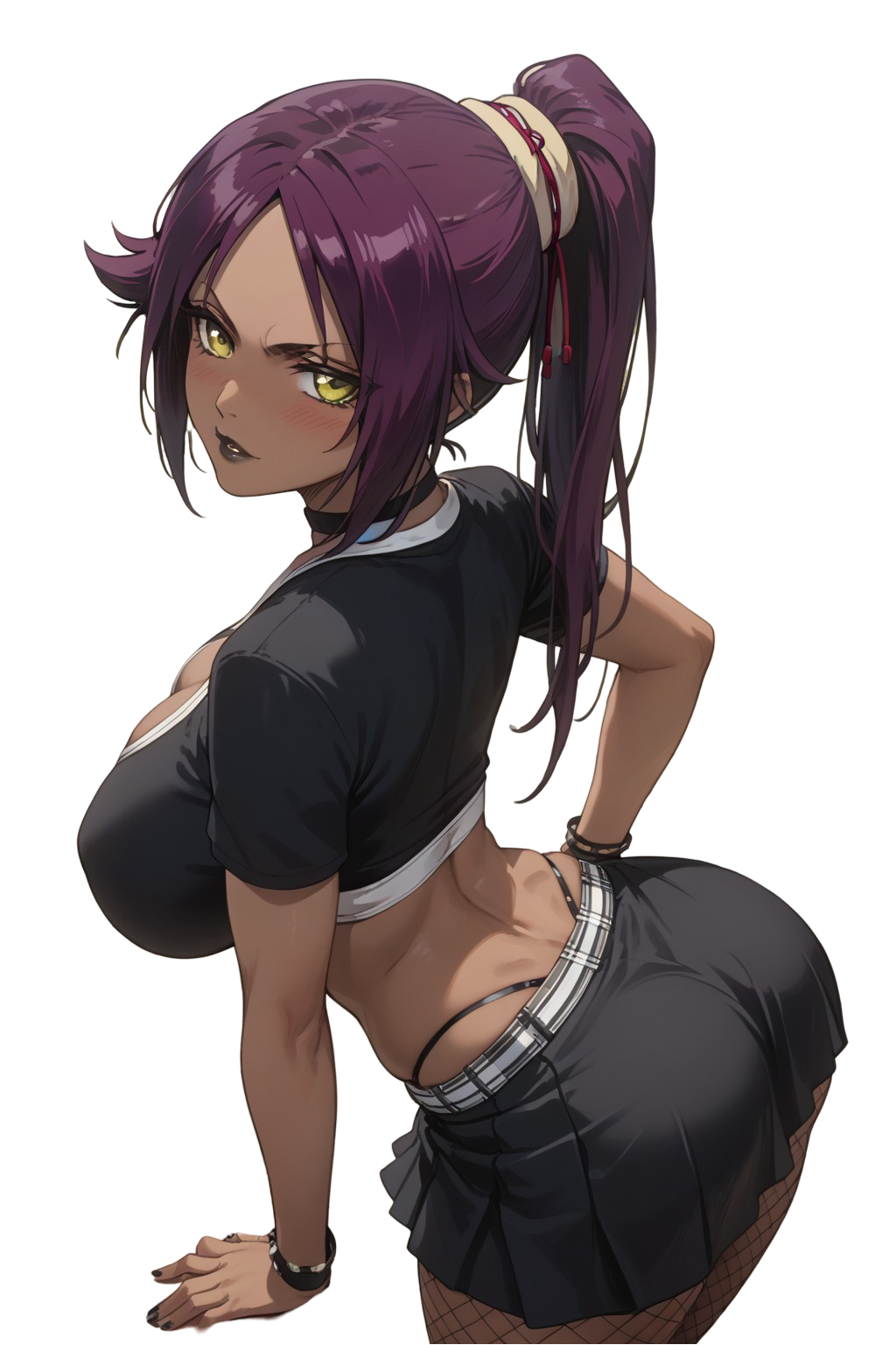 Goth Yoruichi Bleach