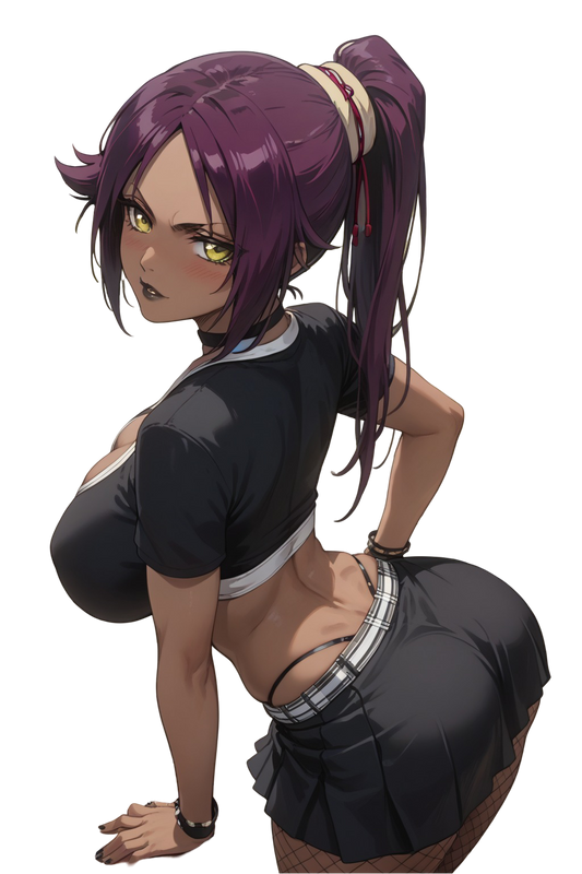 Goth Yoruichi Bleach