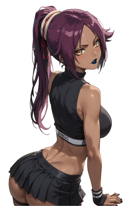 Goth Yoruichi Bleach