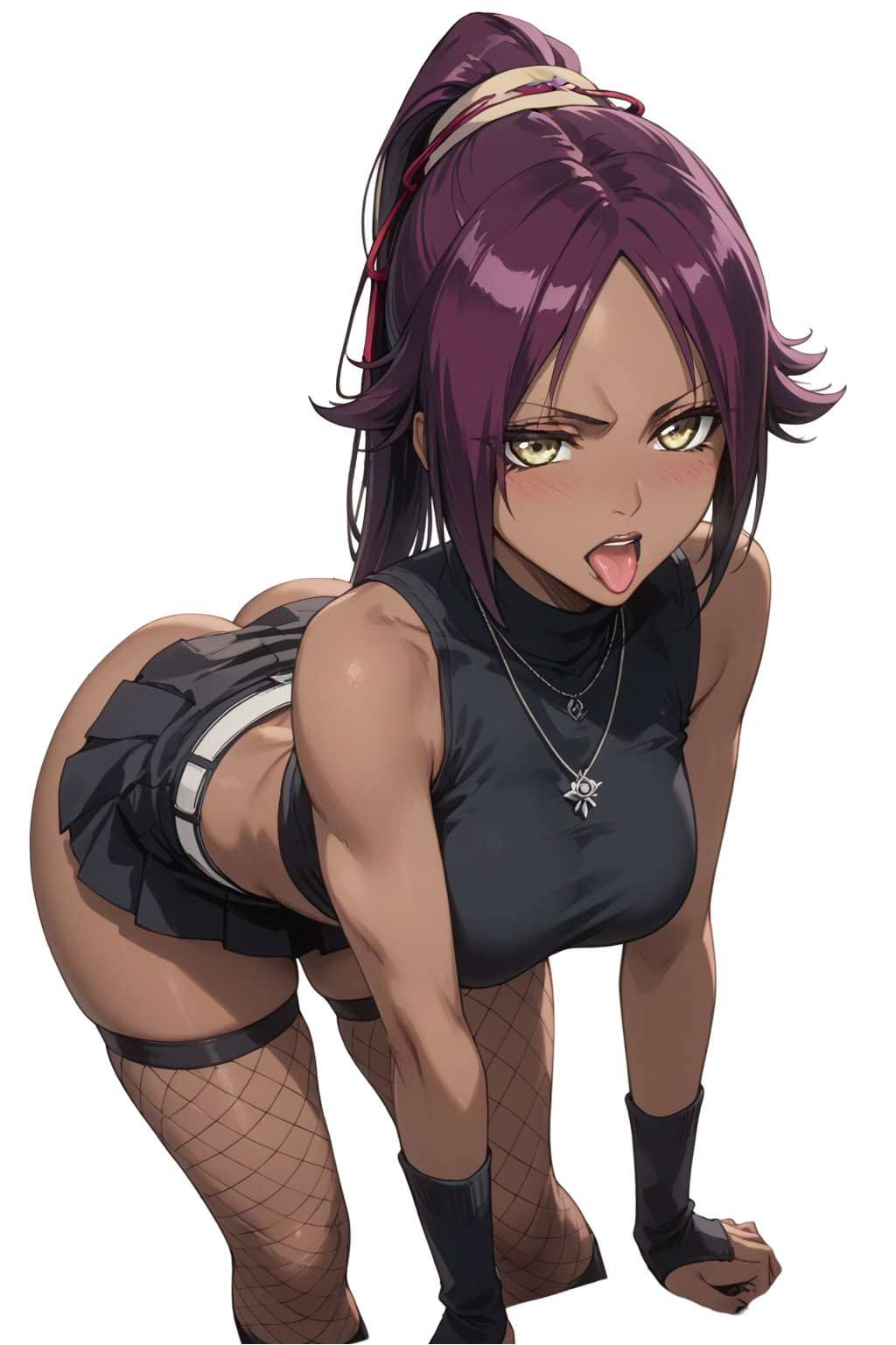 Goth Yoruichi Bleach