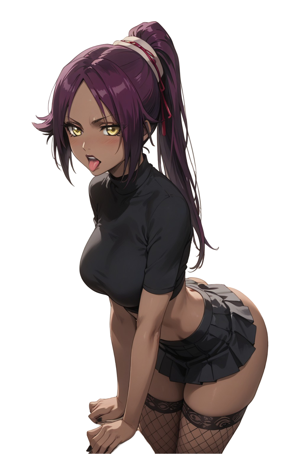 Goth Yoruichi Bleach