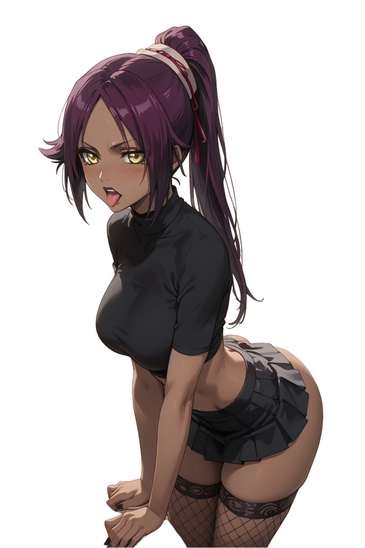 Goth Yoruichi Bleach