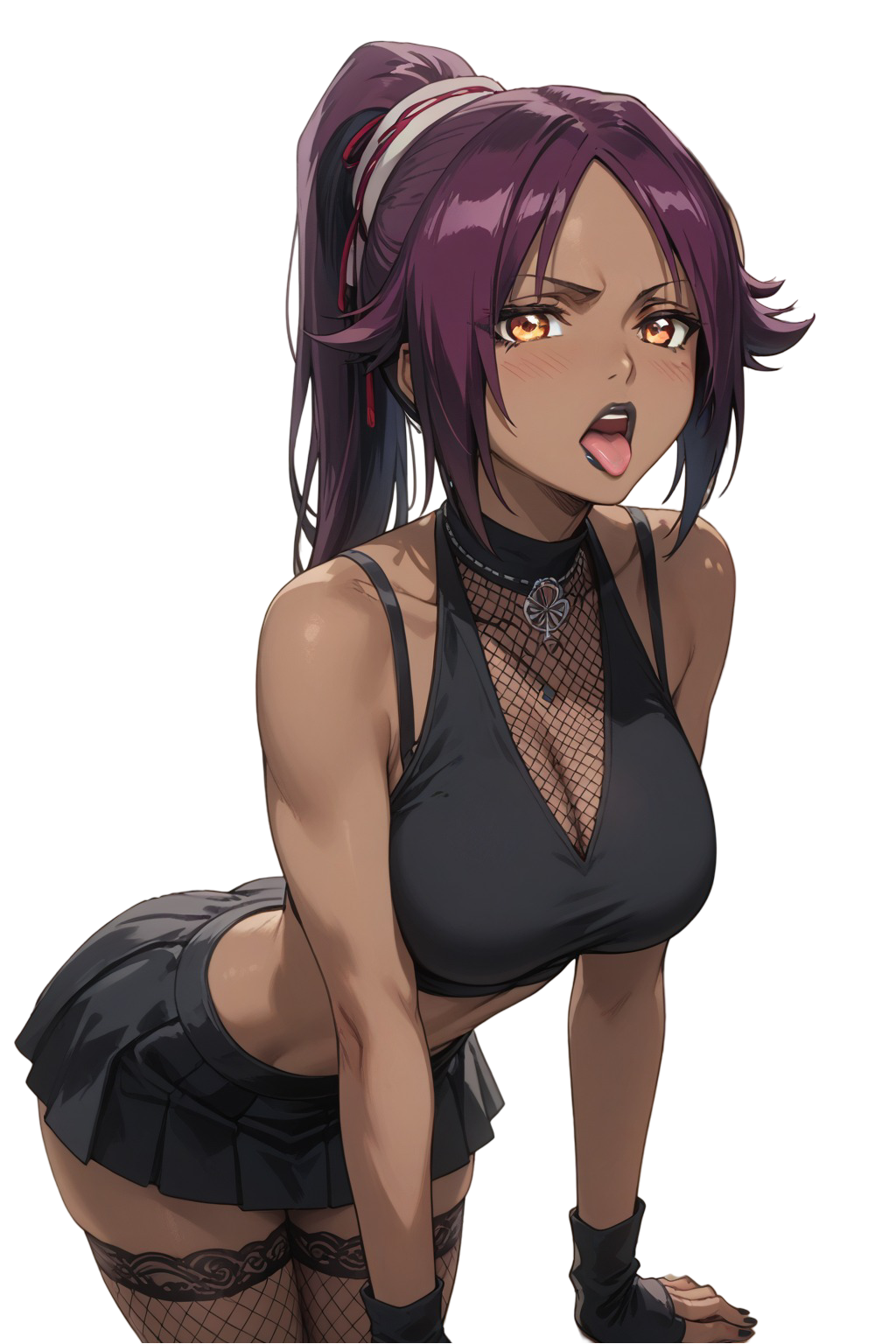 Goth Yoruichi Bleach
