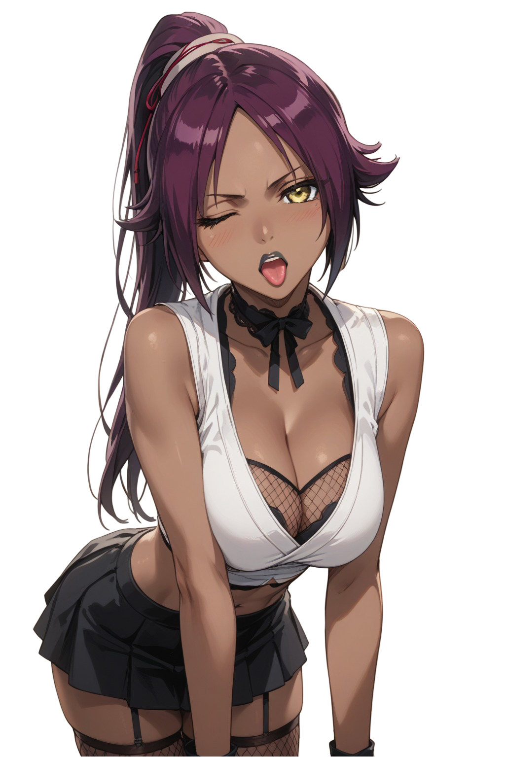 Goth Yoruichi Bleach