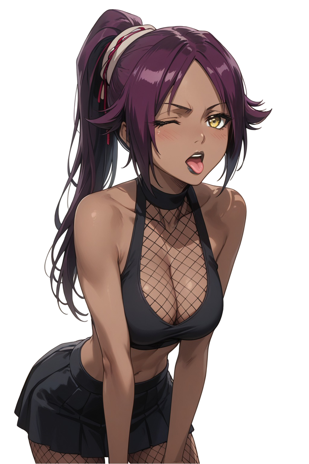 Goth Yoruichi Bleach