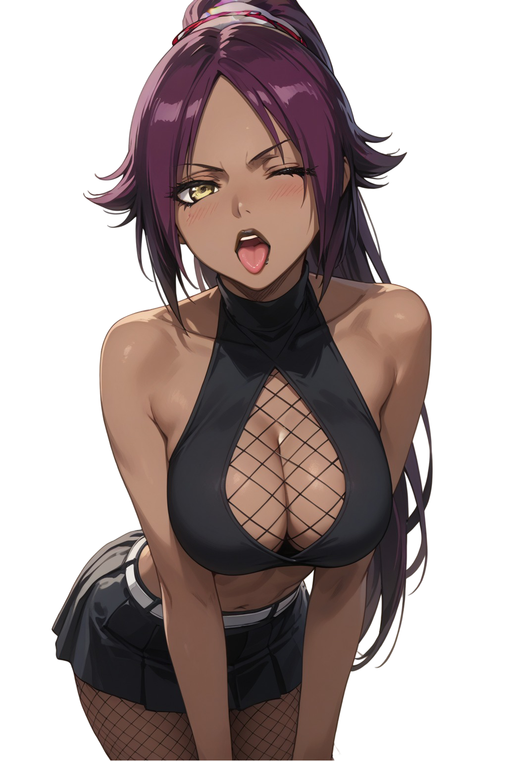 Goth Yoruichi Bleach
