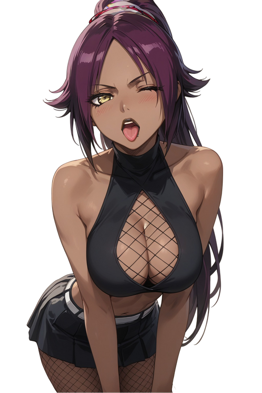 Goth Yoruichi Bleach