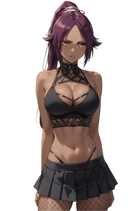 Goth Yoruichi Bleach
