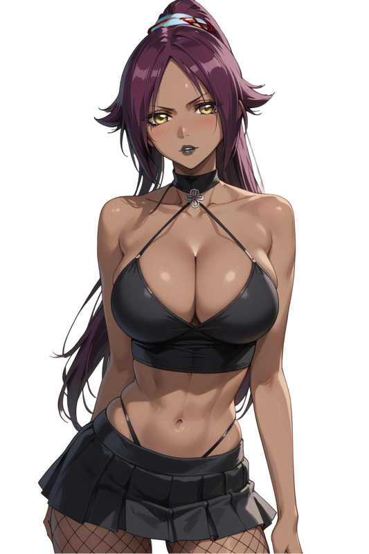 Goth Yoruichi Bleach
