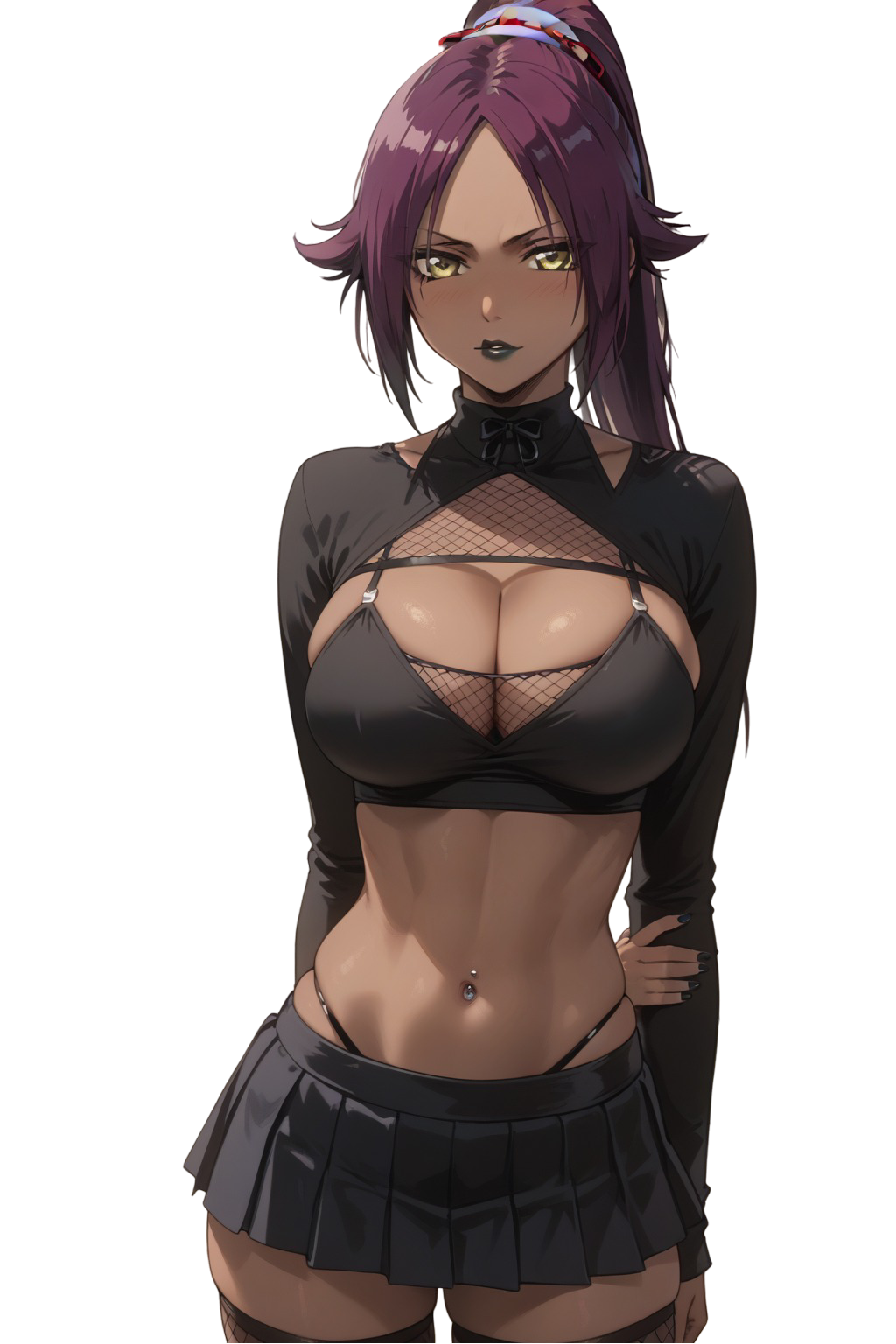 Goth Yoruichi Bleach