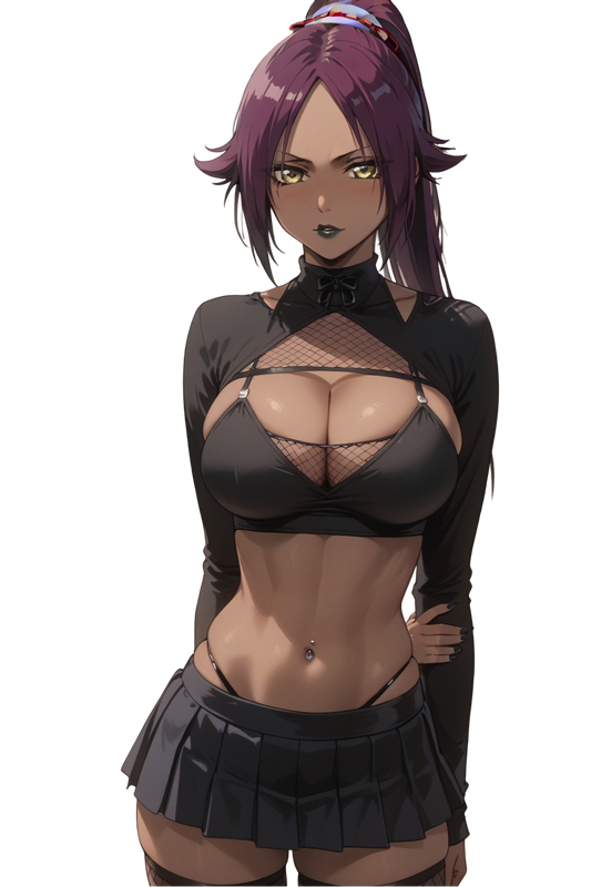 Goth Yoruichi Bleach