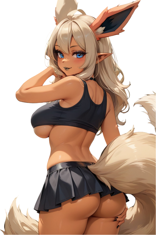 Goth Flareon Pokemon Furry