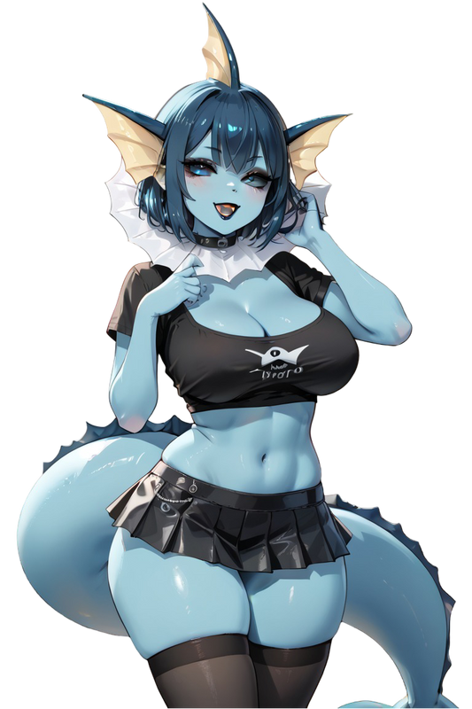 Goth Vaporeon Pokemon Furry