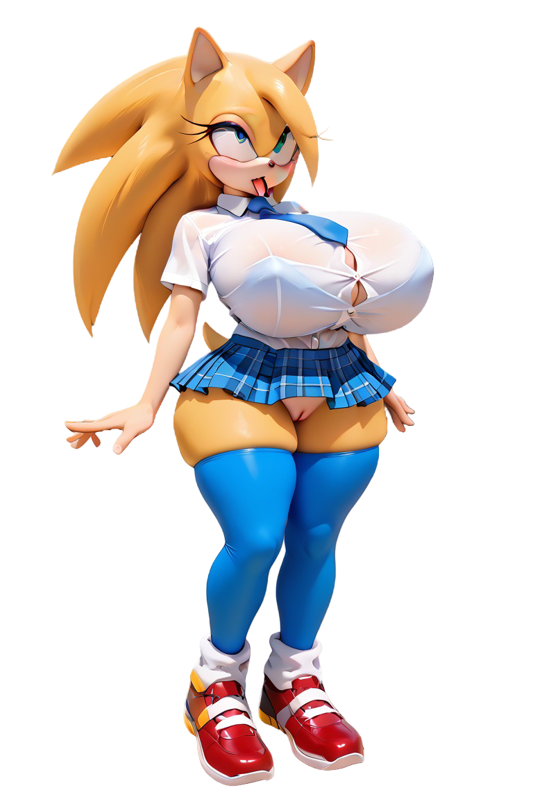 Golden Sonica Female Sonic