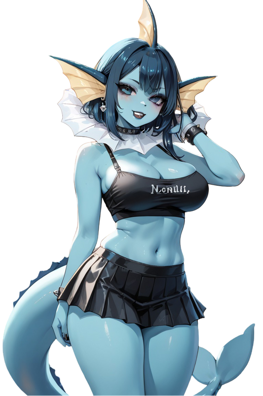 Goth Vaporeon Pokemon Furry