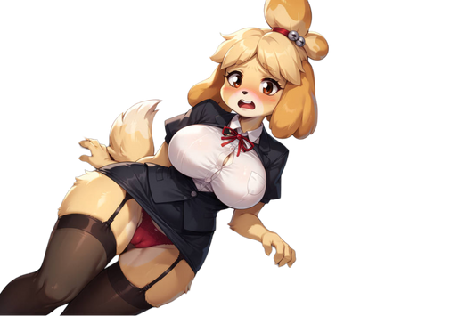 Isabelle Animal Crossing Furry