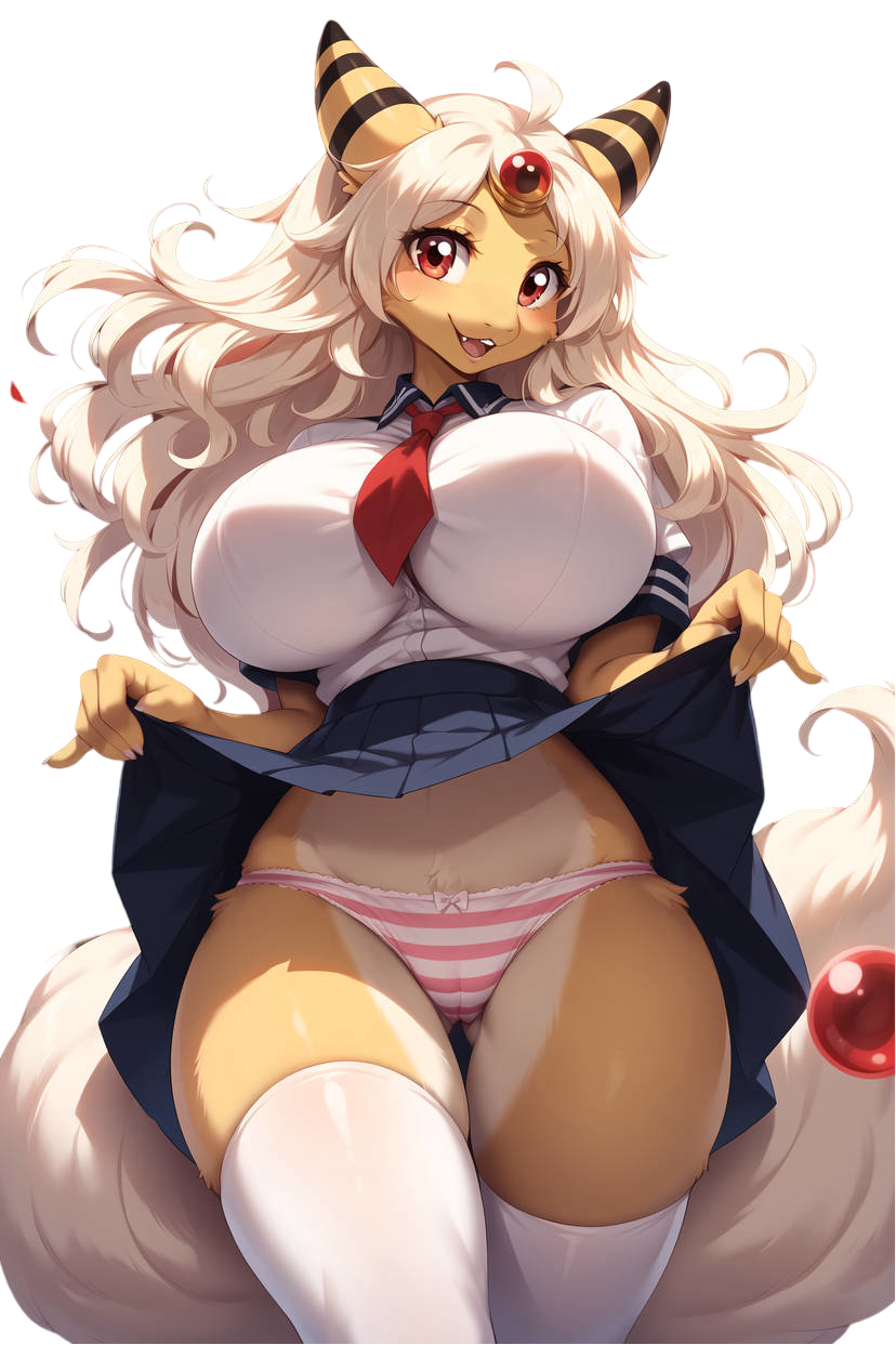 Mega Ampharos Pokemon Furry